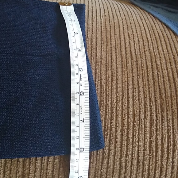 St. John Knit Classic Navy Blue Pant Suit SZ 4/S. - Picture 9 of 12